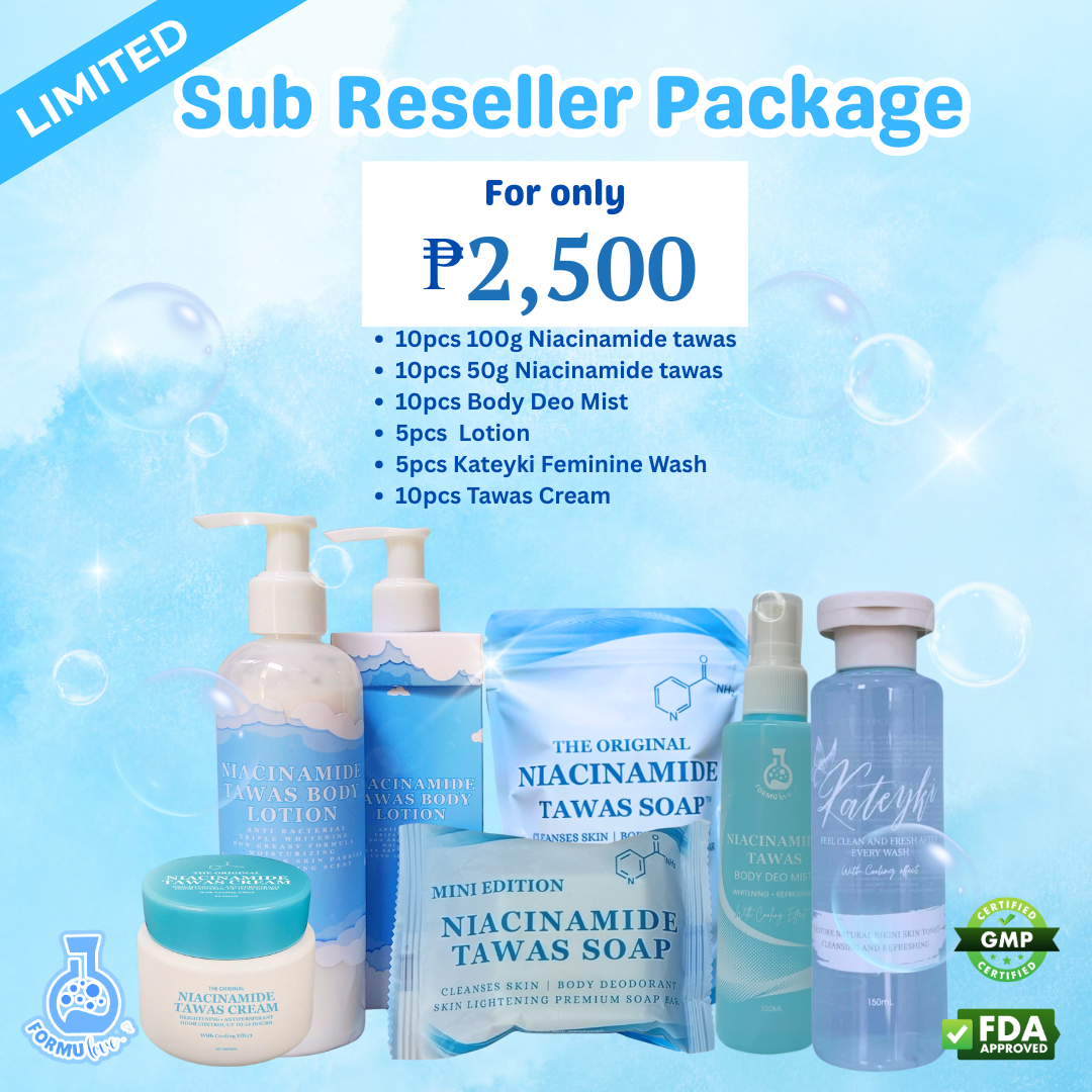SUB RESELLER niacinamide tawas products free tarp